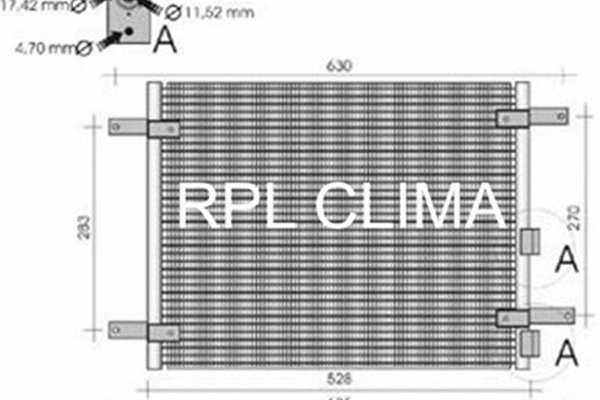 Condenser, air conditioning (APCDAR0012)