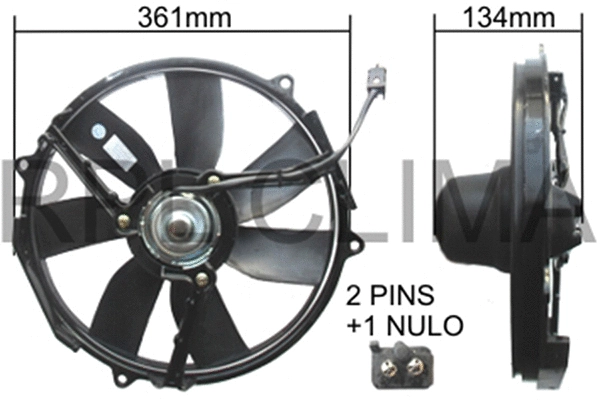 Fan, engine cooling (APELMB0015)