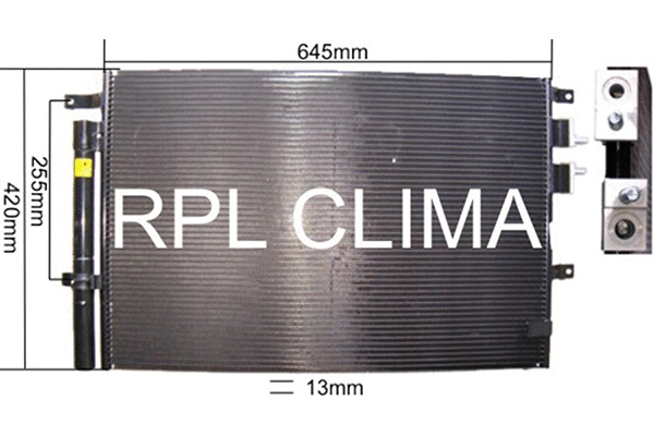 Condenser, air conditioning (APCDAR0023)