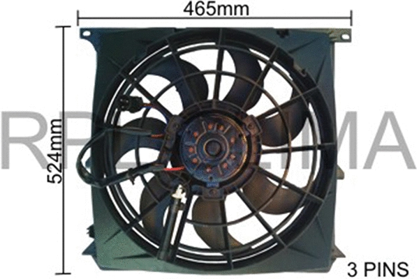 Fan, engine cooling (APELBW5006)