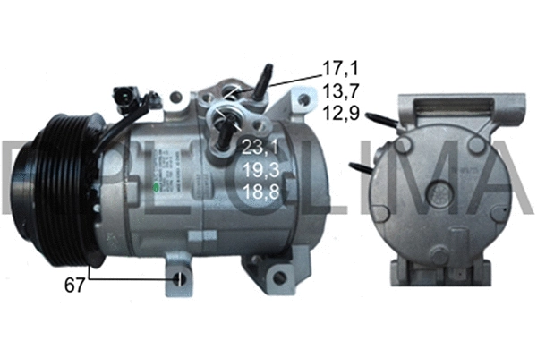 Compressor, air conditioning (APCOHY5039)