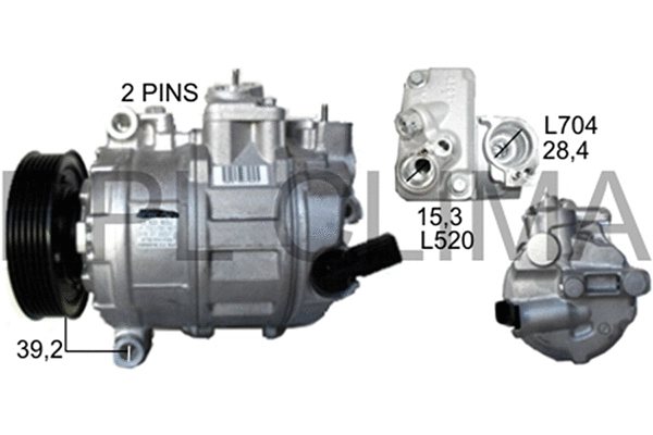 Compressor, air conditioning (APCOAU0029)