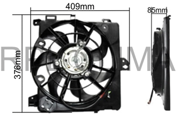 Fan, engine cooling (APELOP0045)
