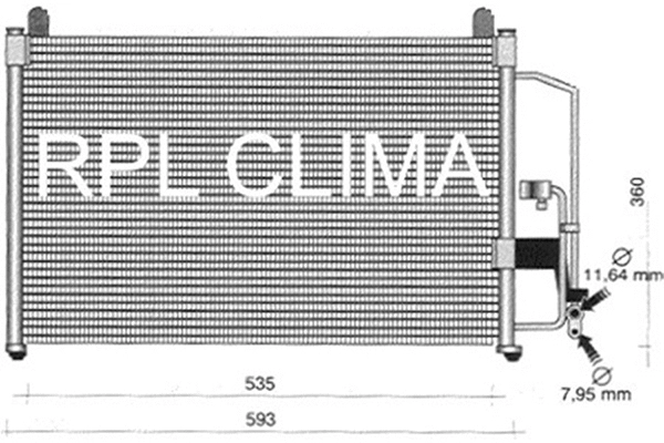 Condenser, air conditioning (APCDDW0004)