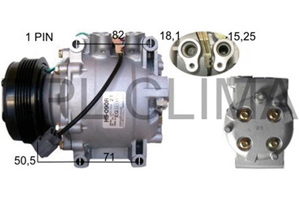 Compressor, air conditioning (APCOHO0030)