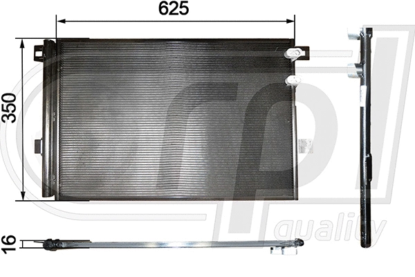 Condenser, air conditioning (APCDBW5028)