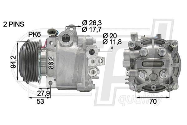 Compressor, air conditioning (APCOOP5068)