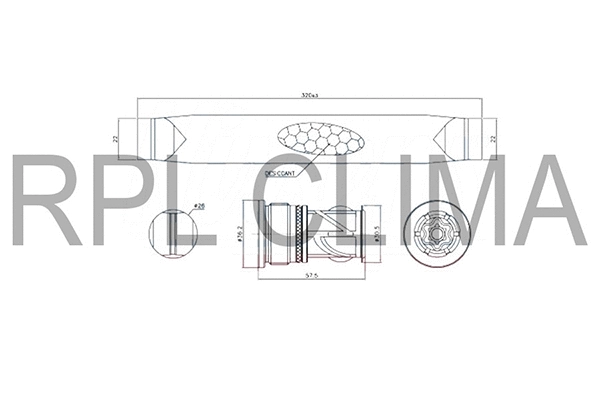 Dryer, air conditioning (APFLFD0045)