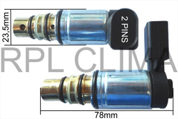 Control Valve, air conditioning compressor (APVPSD1008)