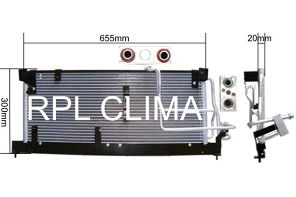 Condenser, air conditioning (APCDOP0037)