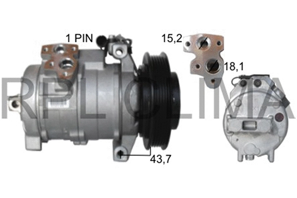 Compressor, air conditioning (APCOMB0042)