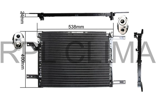 Condenser, air conditioning (APCDAR0015)