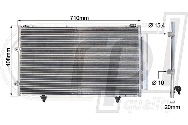 Condenser, air conditioning (APCDTO5039)