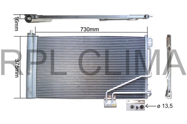 Condenser, air conditioning (APCDMB0063)