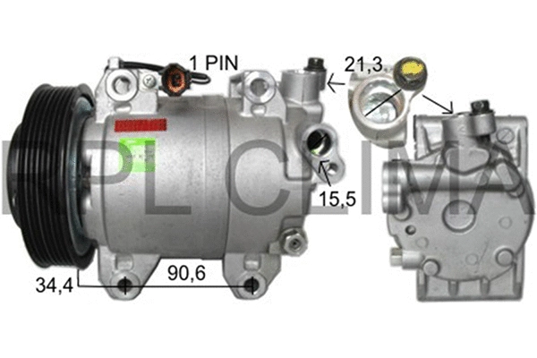 Compressor, air conditioning (APCONI0053)