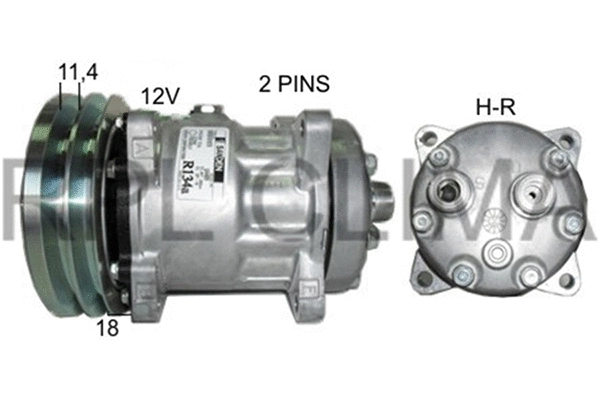 Compressor, air conditioning (APCOCS0002)