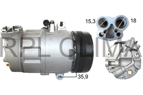 Compressor, air conditioning (APCOBW0048)