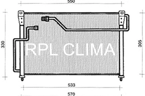 Condenser, air conditioning (APCDMZ0005)