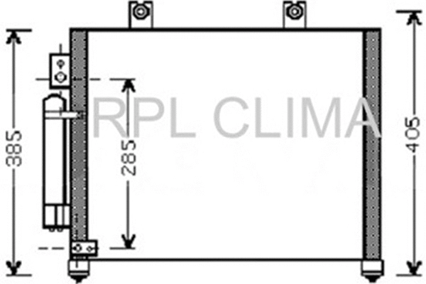 Condenser, air conditioning (APCDOP0025)