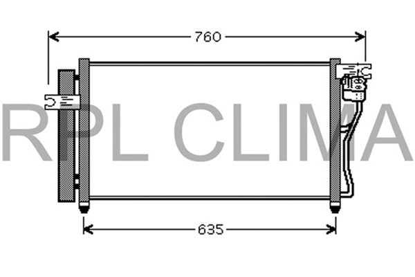Condenser, air conditioning (APCDHY0038)