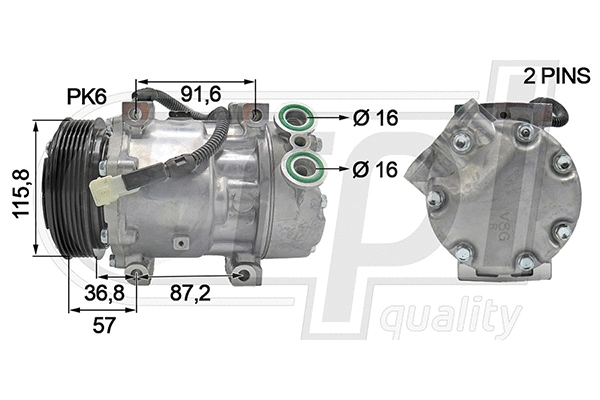 Compressor, air conditioning (APCOCI5022)