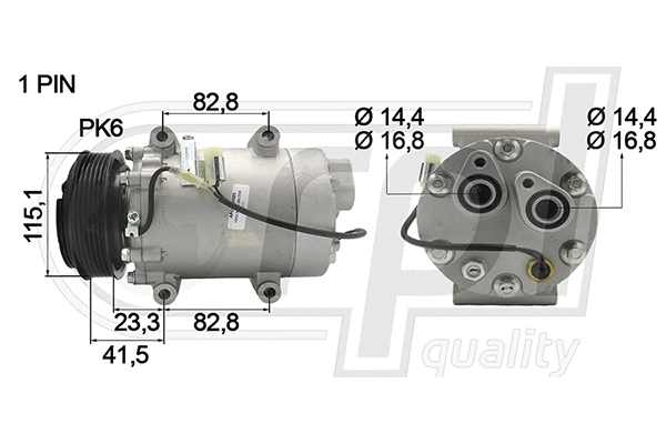 Compressor, air conditioning (APCOVO5025)