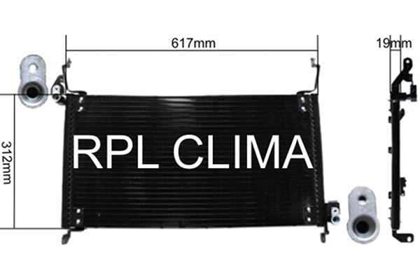 Condenser, air conditioning (APCDFT0033)