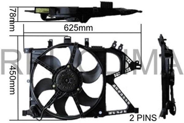 Fan, engine cooling (APELOP0019)