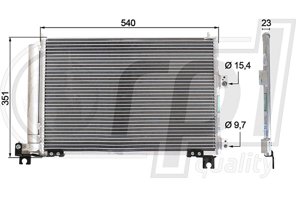 Condenser, air conditioning (APCDFD5047)
