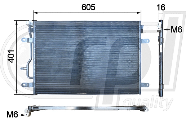 Condenser, air conditioning (APCDAU5019)