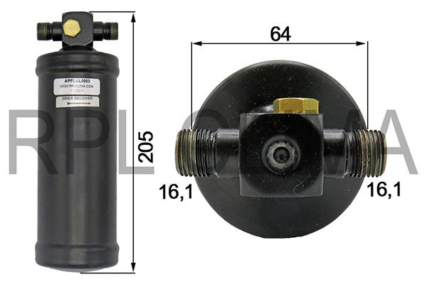 Dryer, air conditioning (APFLUL0003)
