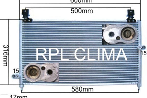 Condenser, air conditioning (APCDHO0025)