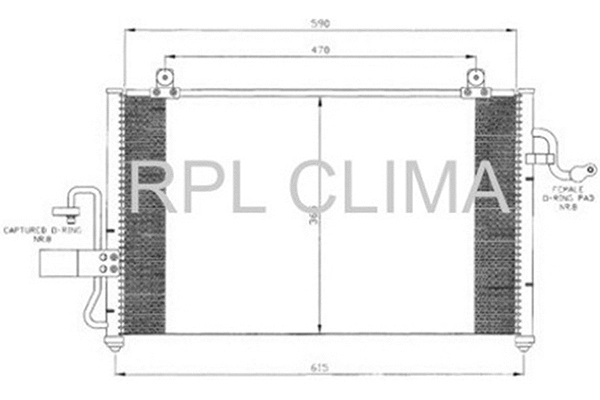 Condenser, air conditioning (APCDDW0007)