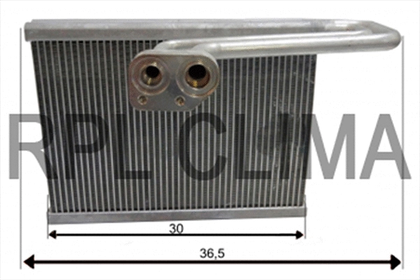 Evaporator, air conditioning (APEVVO5019)