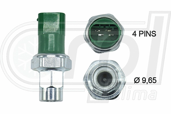 Pressure Switch, air conditioning (APPRBW0004)
