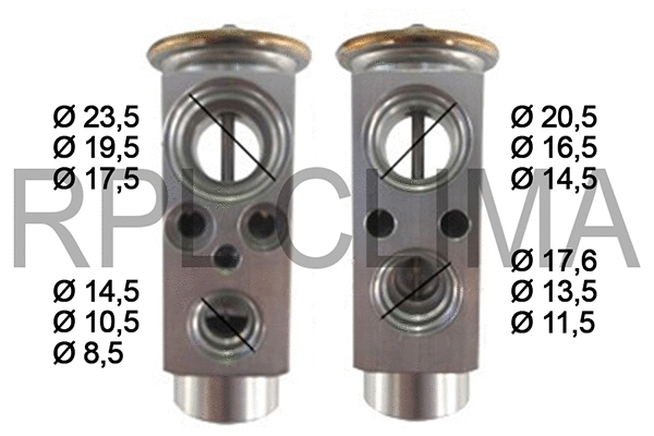 Injector Nozzle, expansion valve (APVXVO0001)