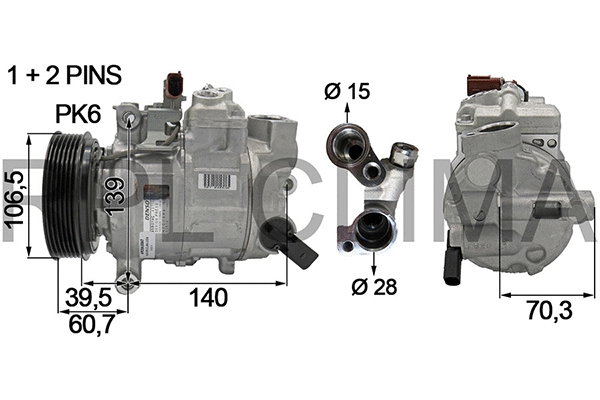 Compressor, air conditioning (APCOAU0047)