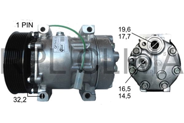 Compressor, air conditioning (APCOVO4022)