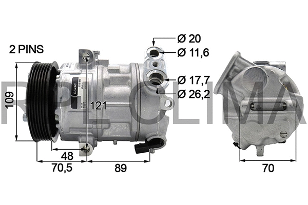Compressor, air conditioning (APCOOP0073)
