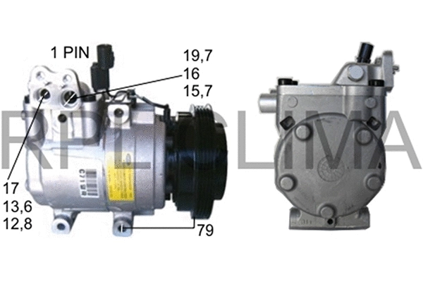 Compressor, air conditioning (APCOHY0010)