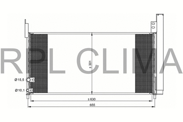 Condenser, air conditioning (APCDTO0073)