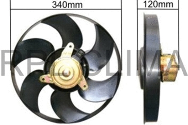 Fan, engine cooling (APELCI0010)