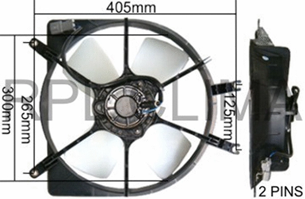 Fan, engine cooling (APELHO0005)