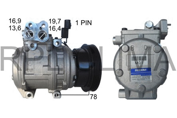 Compressor, air conditioning (APCOHY0039)