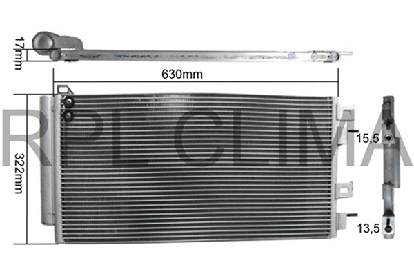 Condenser, air conditioning (APCDMNI001)