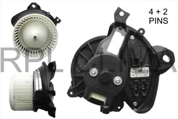 Electric Motor, interior blower (APVTAR0006)