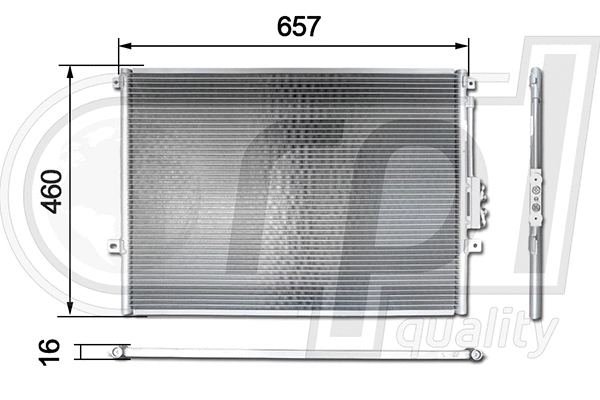 Condenser, air conditioning (APCDCH5008)