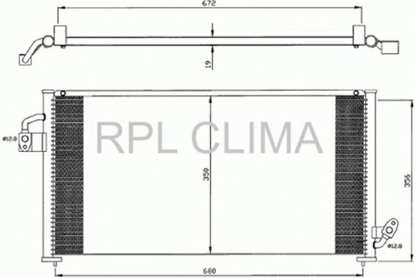 Condenser, air conditioning (APCDSR0010)