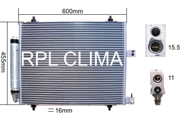 Condenser, air conditioning (APCDCI0037)