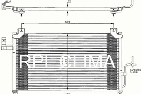 Condenser, air conditioning (APCDMZ0022)